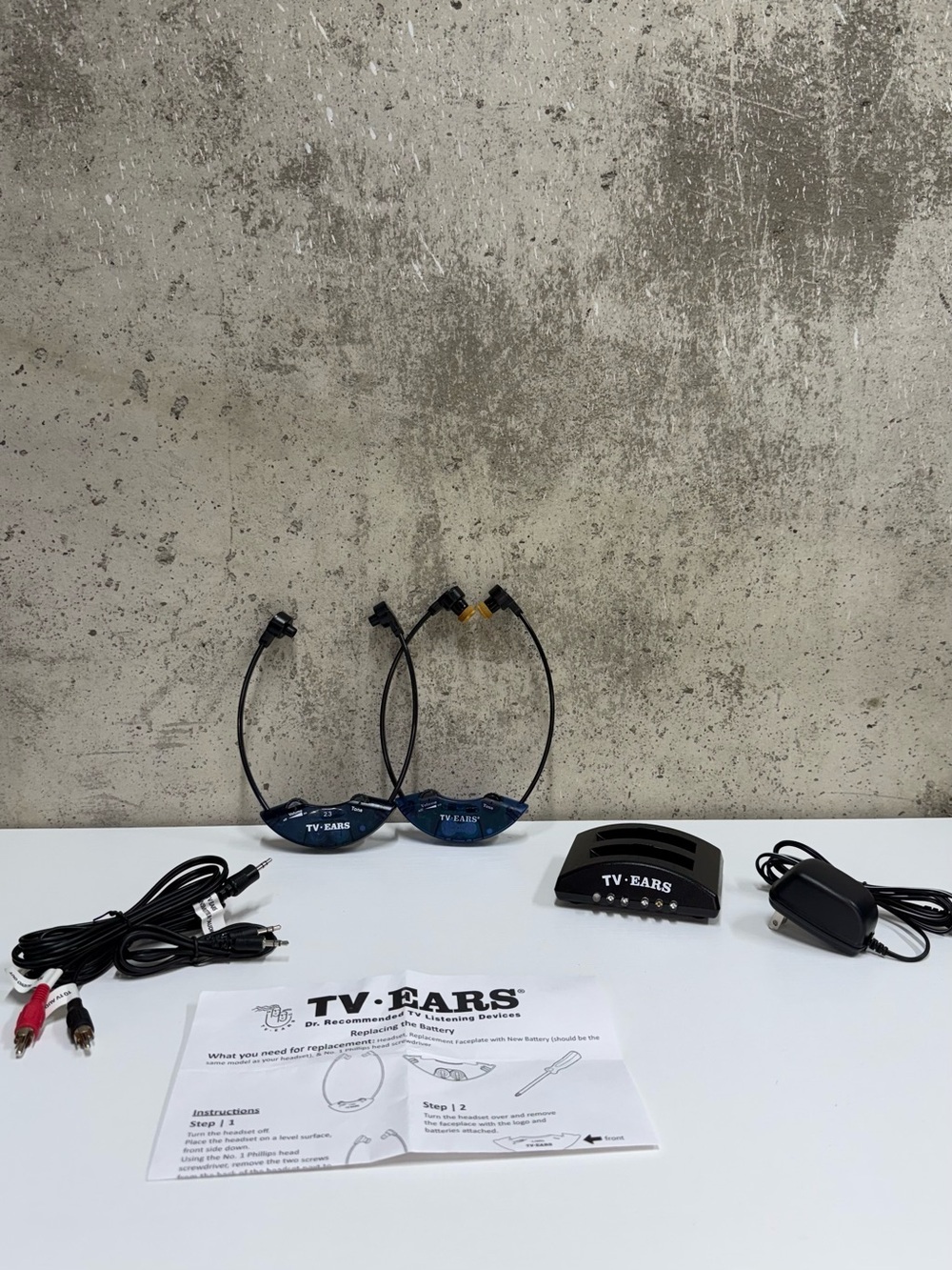 TV Ears 2.3MHz Analog Dual Wireless Headset System 10300